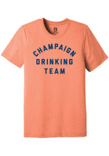 Summit Sportswear Champaign Orange Drinking Team Short Sleeve Fashion T Shirt