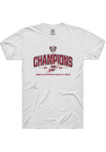 Summit Sportswear Massachusetts Minutemen White MAC 2026 Men's Outdoor Track & Field Champions Sho..