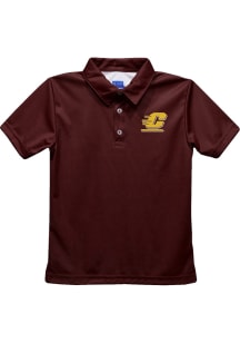 Vive La Fete Central Michigan Chippewas Toddler Maroon Team Short Sleeve Polo Shirt