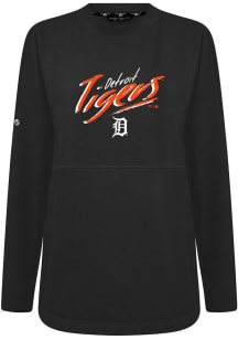 Levelwear Detroit Tigers Womens Black Beaudry Sizzle Crew Sweatshirt