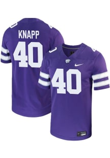 Dalton Knapp  Nike K-State Wildcats Purple Football NIL Game Football Jersey