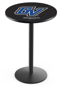 Grand Valley State Lakers Black Round Base Pub Table
