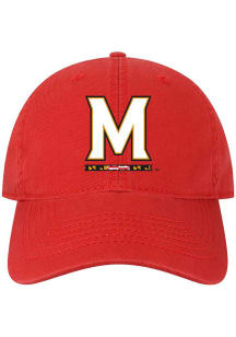 Legacy Maryland Terrapins EZA Twill Adjustable Adjustable Hat - Red