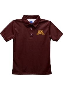 Vive La Fete Minnesota Golden Gophers Youth Maroon Team Short Sleeve Polo Shirt