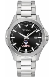 Bulova UConn Huskies Sport Classic Mens Watch