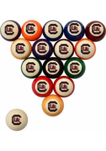 South Carolina Gamecocks Team Logo Billiard Balls