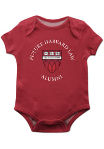 Vive La Fete Harvard Crimson Baby Crimson Future Law Short Sleeve One Piece