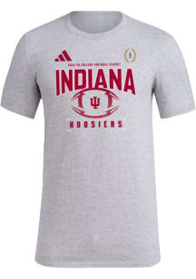 Adidas Indiana Hoosiers Grey College Football Playoff Pregame Tee Short Sleeve T Shirt