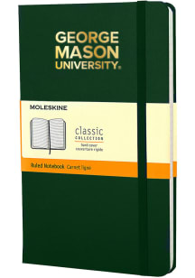 George Mason University Large Primary Logo Moleskine Journals - Green