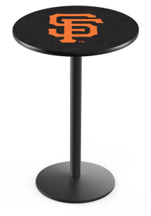 San Francisco Giants Black Round Base Pub Table