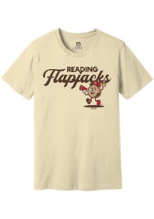 Summit Sportswear Reading Fightin Phils Natural Flapjacks-Natural color Theme Night 2025 Short Sle..