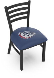 Gonzaga Bulldogs Stationary Black Wrinkle Finish Pub Stool - Black