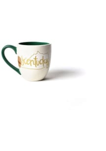 Kentucky Motif 16 oz Ceramic Mug - White