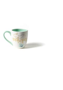Michigan Motif 16 oz Ceramic Mug - White