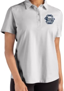 Cutter and Buck Penn State Nittany Lions Womens Grey Vault Advantage Short Sleeve Polo Shirt