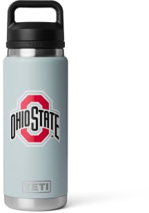 Yeti Ohio State Buckeyes 26oz Rambler Fandom Chug Stainless Steel Tumbler - Grey