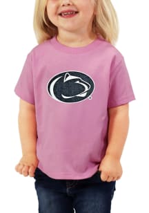 Penn State Nittany Lions Toddler Pink Logo Short Sleeve T-Shirt