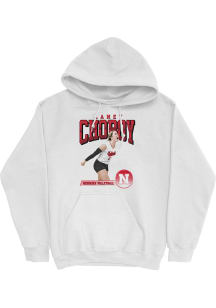 Laney Choboy Campus Ink Nebraska Cornhuskers Youth Illustrated Hoodie Long Sleeve Player Hoodie Wh..