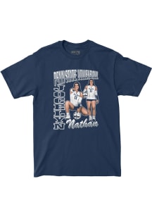 Jocelyn Nathan Penn State Nittany Lions Youth Navy Blue Cartoon Tee Fashion Player Tee