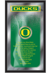 Oregon Ducks Fight Song Hanging Back Bar Mirror
