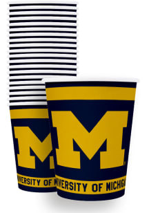 Michigan Wolverines 12 oz 20 Pack Disposable Cups