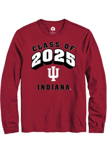 Rally Indiana Hoosiers Crimson Class of 2025 Long Sleeve T Shirt