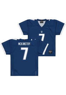 Tyler Mckinstry  Campus Ink UConn Huskies Navy Blue NIL Football Jersey