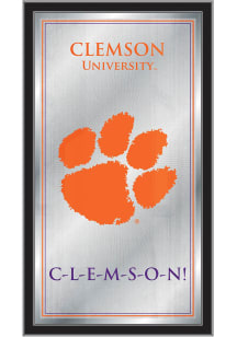 Clemson Tigers Fight Song Hanging Back Bar Mirror