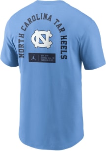 Nike North Carolina Tar Heels Carolina Blue Seasonal Front Back Short Sleeve T Shirt