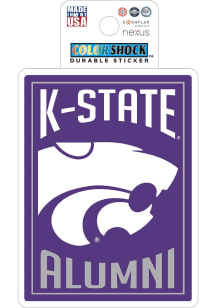 K-State Wildcats Alumni Durable Stickers - Purple
