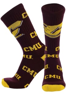 Central Michigan Chippewas Mayhem Mens Dress Socks