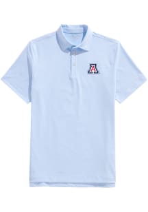 Vineyard Vines Arizona Wildcats Mens Light Blue St. Jean Short Sleeve Fashion Polo