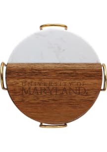 Maryland Terrapins Marble Coaster - Red