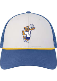 Pitt Panthers Volleyball Lo-Pro Snap Rope Trucker Adjustable Hat - White