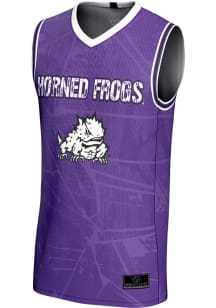 ProSphere TCU Horned Frogs Youth Vigor Purple Basketball Jersey