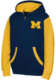 Michigan Wolverines Youth Yellow Stadium 2.0 Long Sleeve Full Zip Jacket