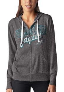 Philadelphia Eagles Womens Black Training Camp Long Sleeve Full Zip Jacket