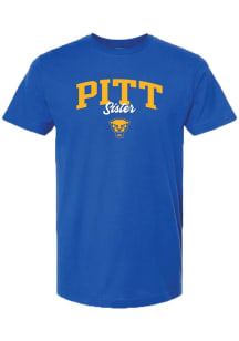 Summit Sportswear Pitt Panthers Womens Blue Sister Short Sleeve T-Shirt