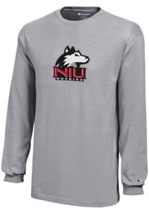 Champion Northern Illinois Huskies Youth Grey Core Long Sleeve T-Shirt