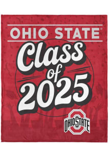 Ohio State Buckeyes Class of 2025 Silk Touch Fleece Blanket - Red