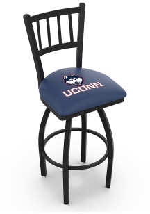 UConn Huskies Swivel Counter Pub Stool - Black