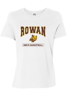 Summit Sportswear Rowan University Womens White Mens Basketball Short Sleeve T-Shirt
