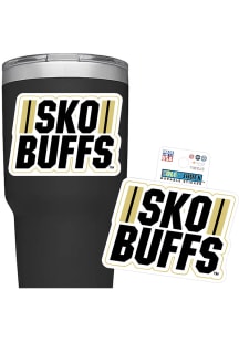 Colorado Buffaloes Script Durable Stickers - Black