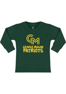 George Mason University Toddler Green Playful Long Sleeve T-Shirt