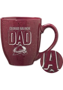 Colorado Avalanche Dad 16oz Speckle Ceramic Mug - Maroon