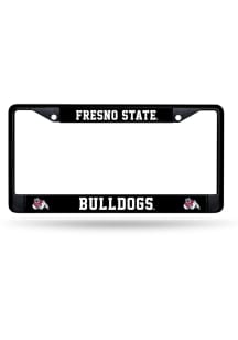 Fresno State Bulldogs Metal License Plate Frame - Navy Blue
