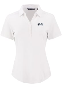 Cutter and Buck UCF Knights Womens White Forge Eco Polo Short Sleeve Polo Shirt