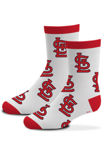 St Louis Cardinals Allover Print Baby Quarter Socks