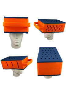 Chicago Blue and Orange Foam Cheese Grater Foam Head