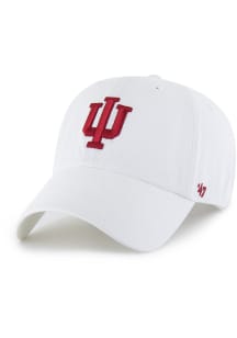 47 Indiana Hoosiers Clean Up Adjustable Hat - White